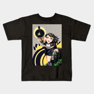 Bubble Tea Girl Kids T-Shirt